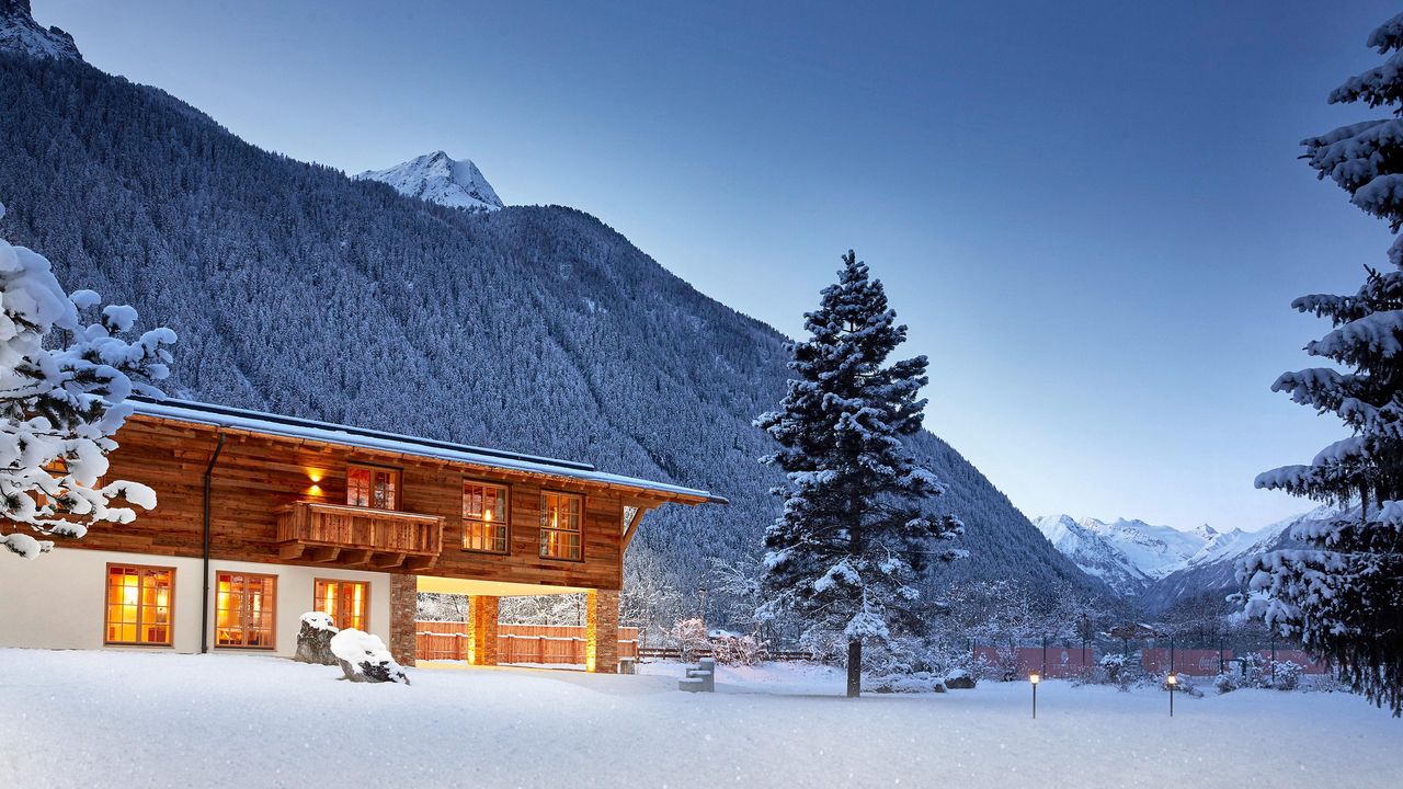 Aussenaufnahme SPA-CHALET Winter Aussenaufnahme SPA-CHALET Winter